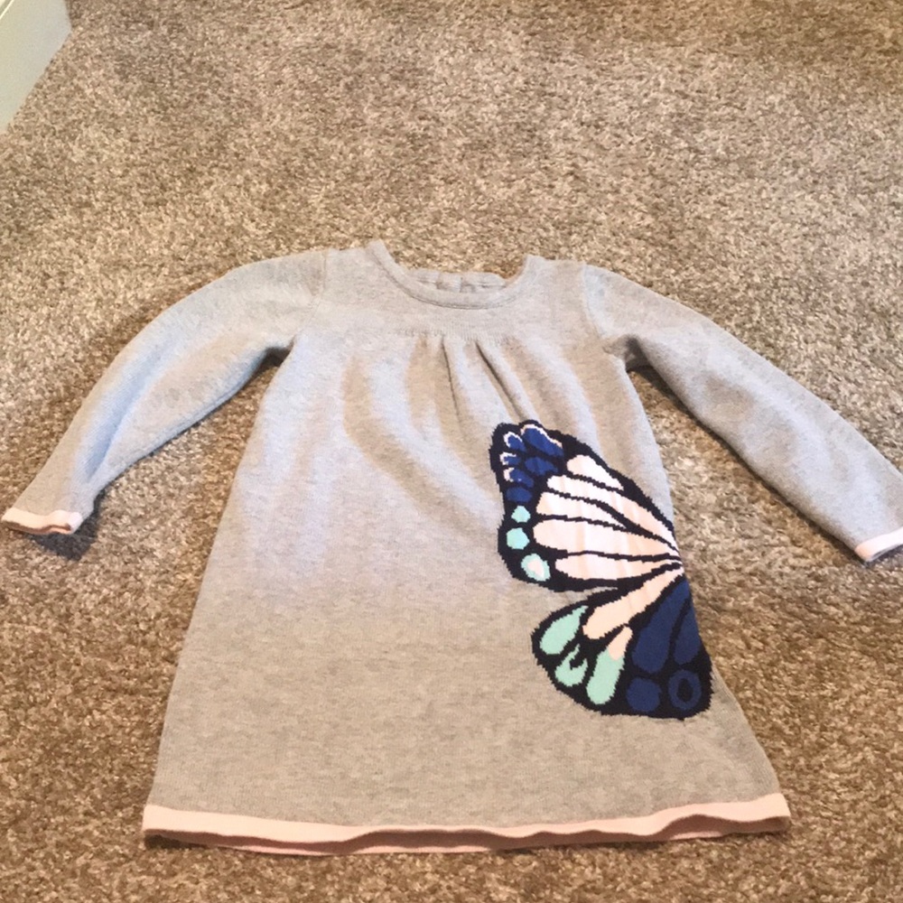 Butterfly sweater dress